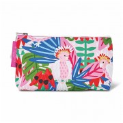 Cosmetic Bag | Pink Cockatoo | Cotton | Small Cosmetic Bag | Pink Cockatoo | Cotton | Small